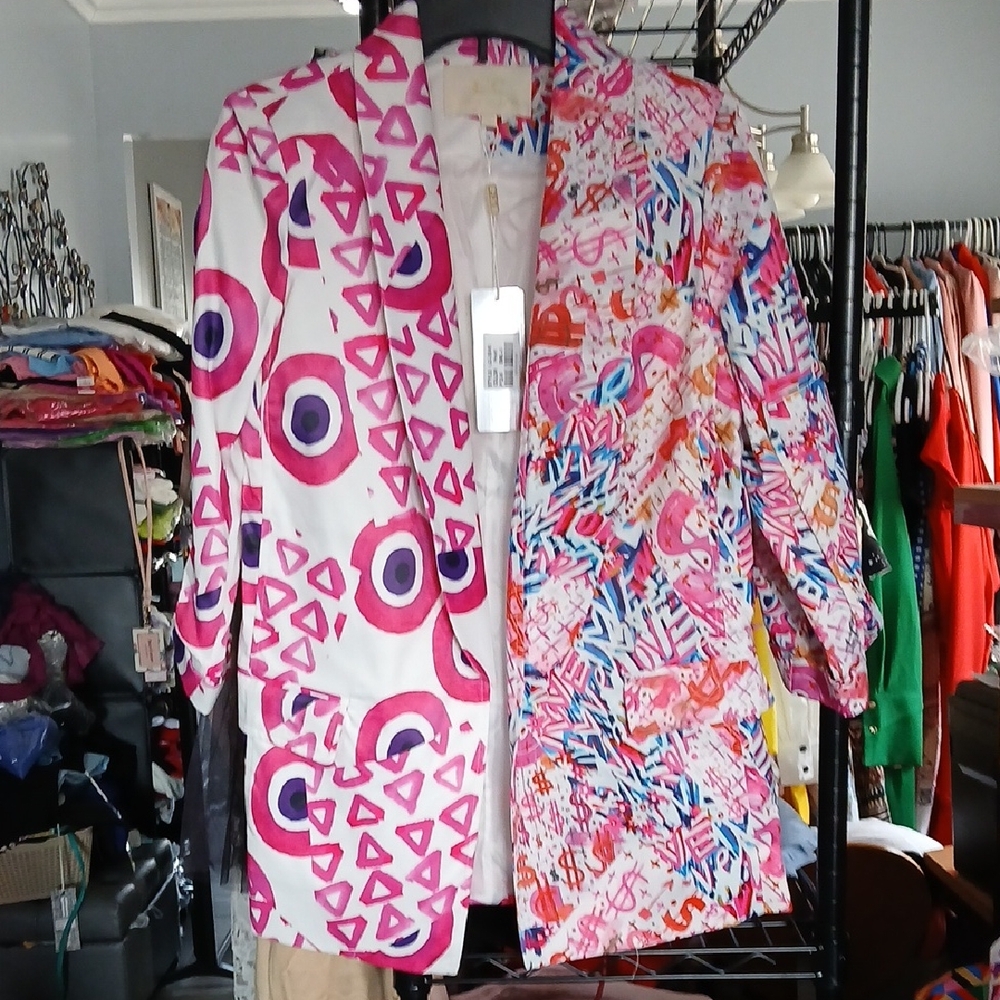 Women’s Pink & Multi Print Lightweight Jacket